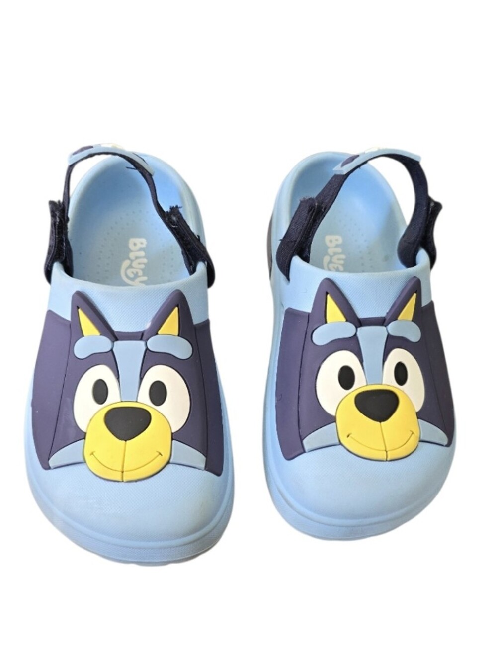 Ground Up Bluey Toddler Strap Up Clog Size 9 In EUC